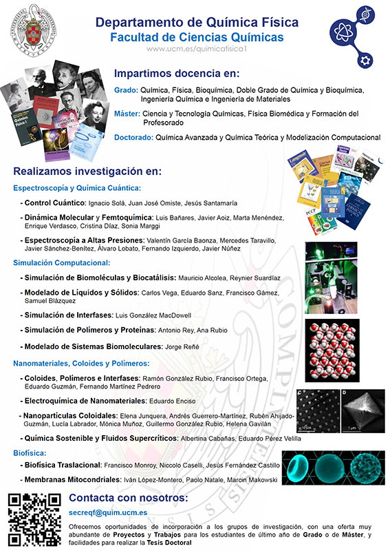 Descárgate el póster del Departamento de Química Física